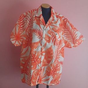 Hawaiian Tropical Button Down Shirt